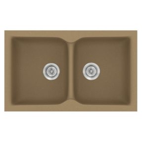 Νεροχύτης Κουζίνας Sanitec Classic 336-16 Metallic Coffee 86x50cm Νεροχύτης Κουζίνας Sanitec Classic 336-16 Metallic Coffee 86x50cm