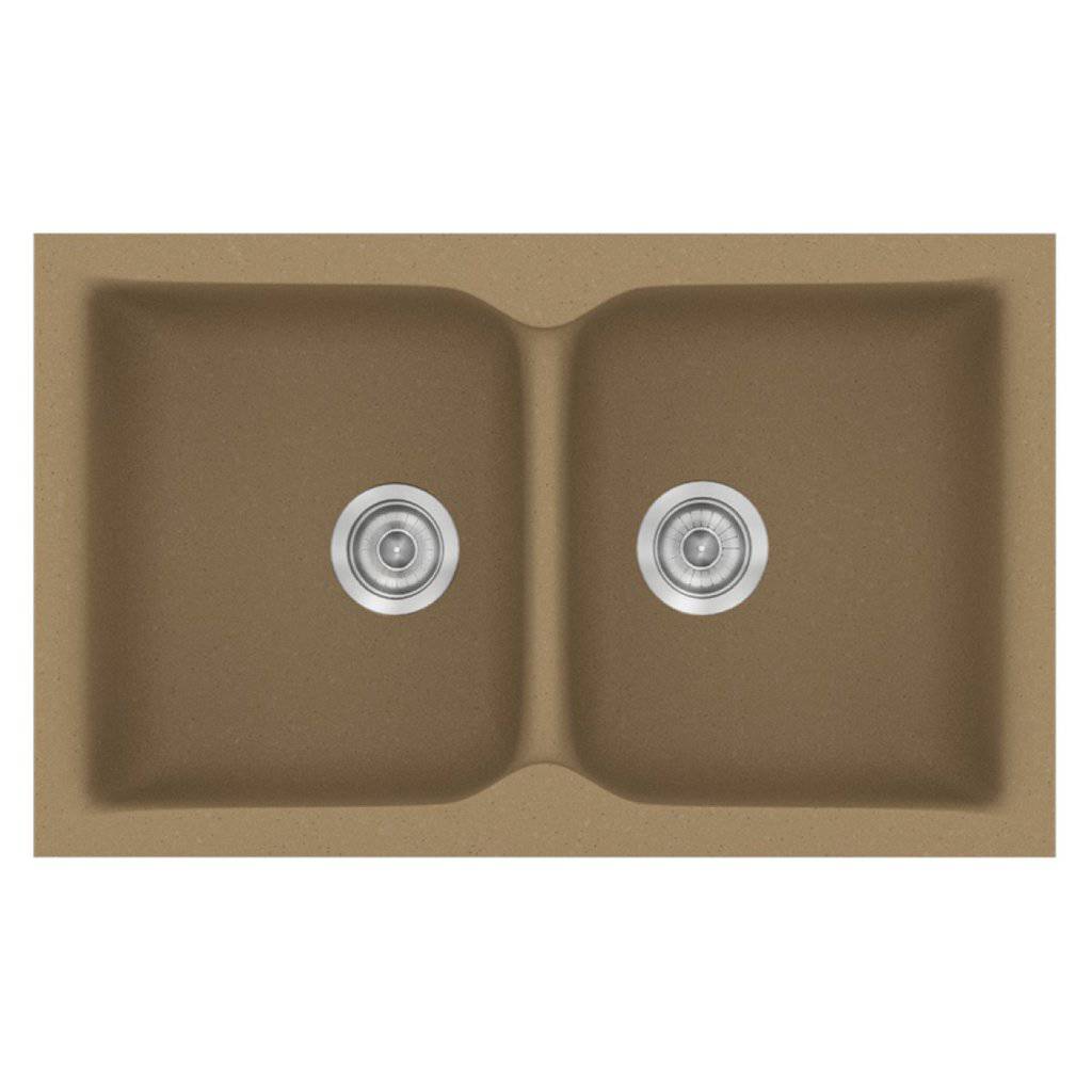 Νεροχύτης Κουζίνας Sanitec Classic 336-16 Metallic Coffee 86x50cm Νεροχύτης Κουζίνας Sanitec Classic 336-16 Metallic Coffee 86x50cm