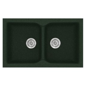 Νεροχύτης Κουζίνας Sanitec Classic 336-19 Granite Green 86x50cm Νεροχύτης Κουζίνας Sanitec Classic 336-19 Granite Green 86x50cm