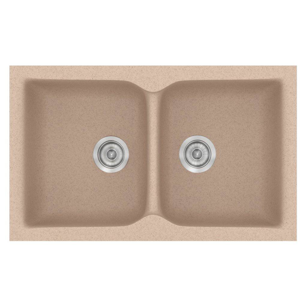Νεροχύτης Κουζίνας Sanitec Classic 336-21 Granite Sand 86x50cm Νεροχύτης Κουζίνας Sanitec Classic 336-21 Granite Sand 86x50cm