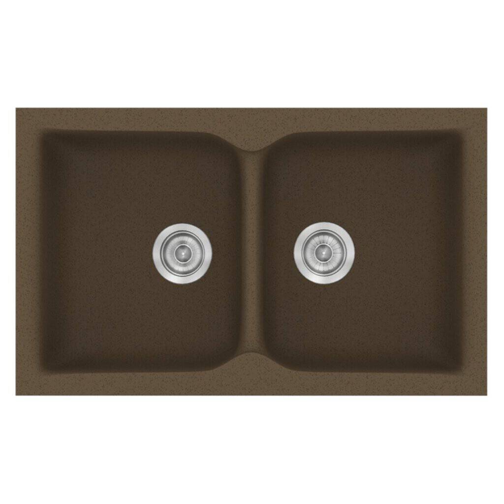 Νεροχύτης Κουζίνας Sanitec Classic 336-41 Granite Rust 86x50cm Νεροχύτης Κουζίνας Sanitec Classic 336-41 Granite Rust 86x50cm
