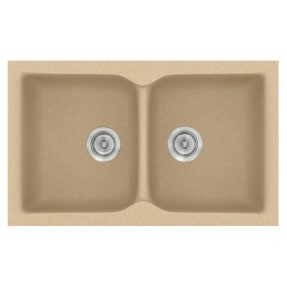 Νεροχύτης Κουζίνας Sanitec Classic 336-45 Granite Cappucino 86x50cm Νεροχύτης Κουζίνας Sanitec Classic 336-45 Granite Cappucino 86x50cm