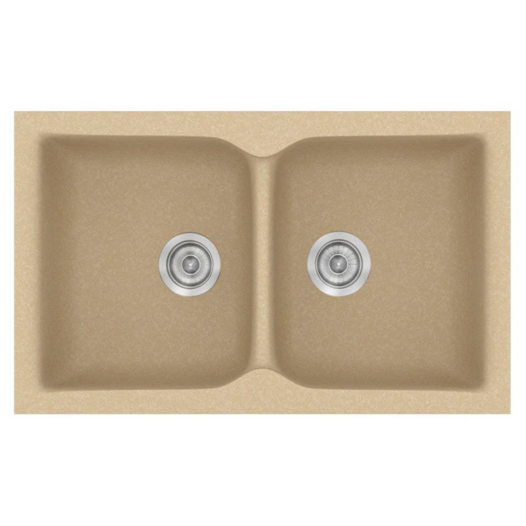 Νεροχύτης Κουζίνας Sanitec Classic 336-45 Granite Cappucino 86x50cm Νεροχύτης Κουζίνας Sanitec Classic 336-45 Granite Cappucino 86x50cm