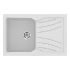 Νεροχύτης Κουζίνας Sanitec Classic 337-00 White 86x50cm Νεροχύτης Κουζίνας Sanitec Classic 337-00 White 86x50cm