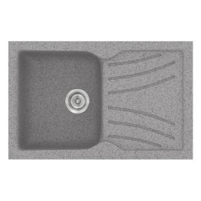 Νεροχύτης Κουζίνας Sanitec Classic 337-04 Granite Grey 86x50cm Νεροχύτης Κουζίνας Sanitec Classic 337-04 Granite Grey 86x50cm