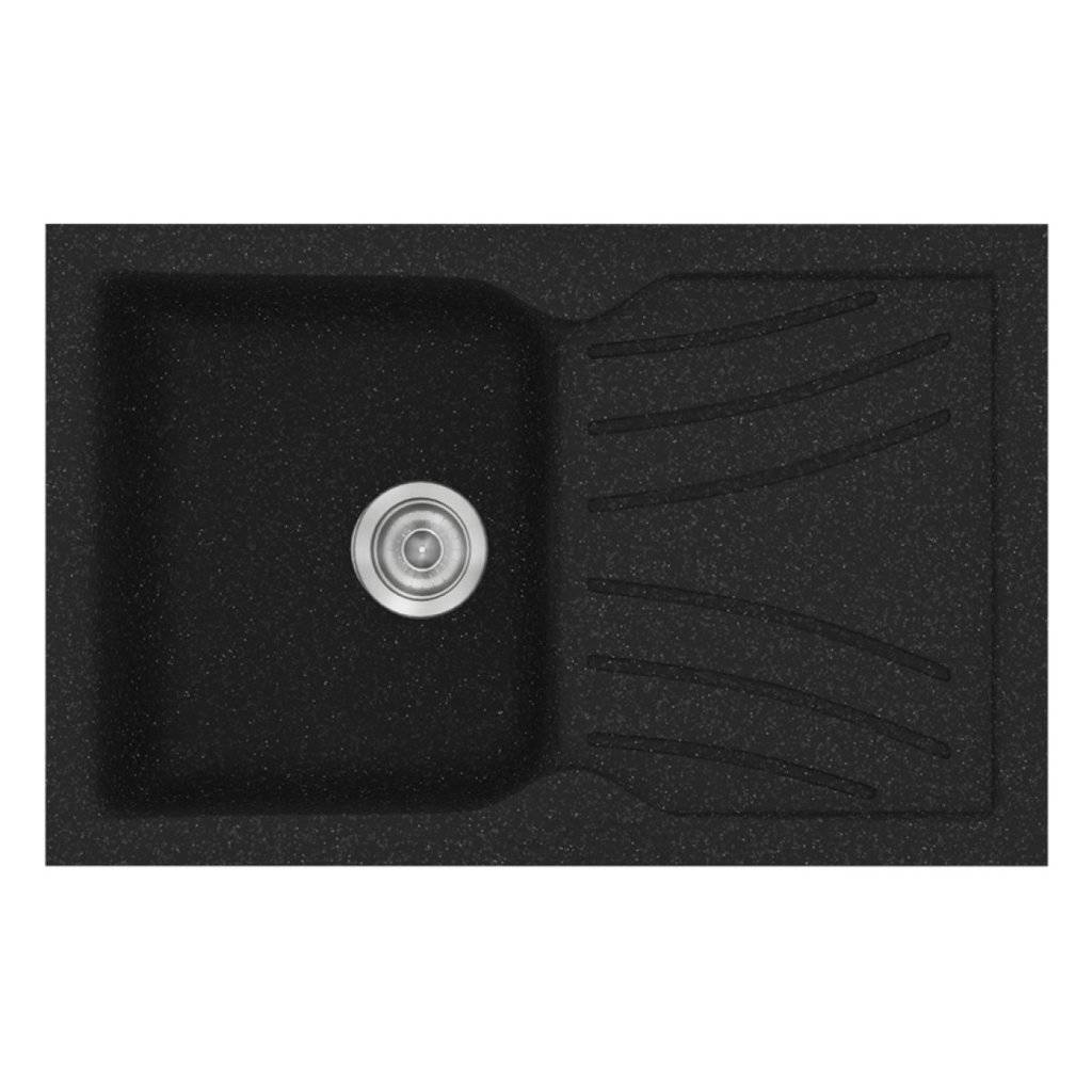Νεροχύτης Κουζίνας Sanitec Classic 337-05 Granite Black 86x50cm Νεροχύτης Κουζίνας Sanitec Classic 337-05 Granite Black 86x50cm