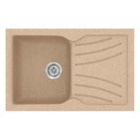 Νεροχύτης Κουζίνας Sanitec Classic 337-10 Granite Beige 86x50cm Νεροχύτης Κουζίνας Sanitec Classic 337-10 Granite Beige 86x50cm