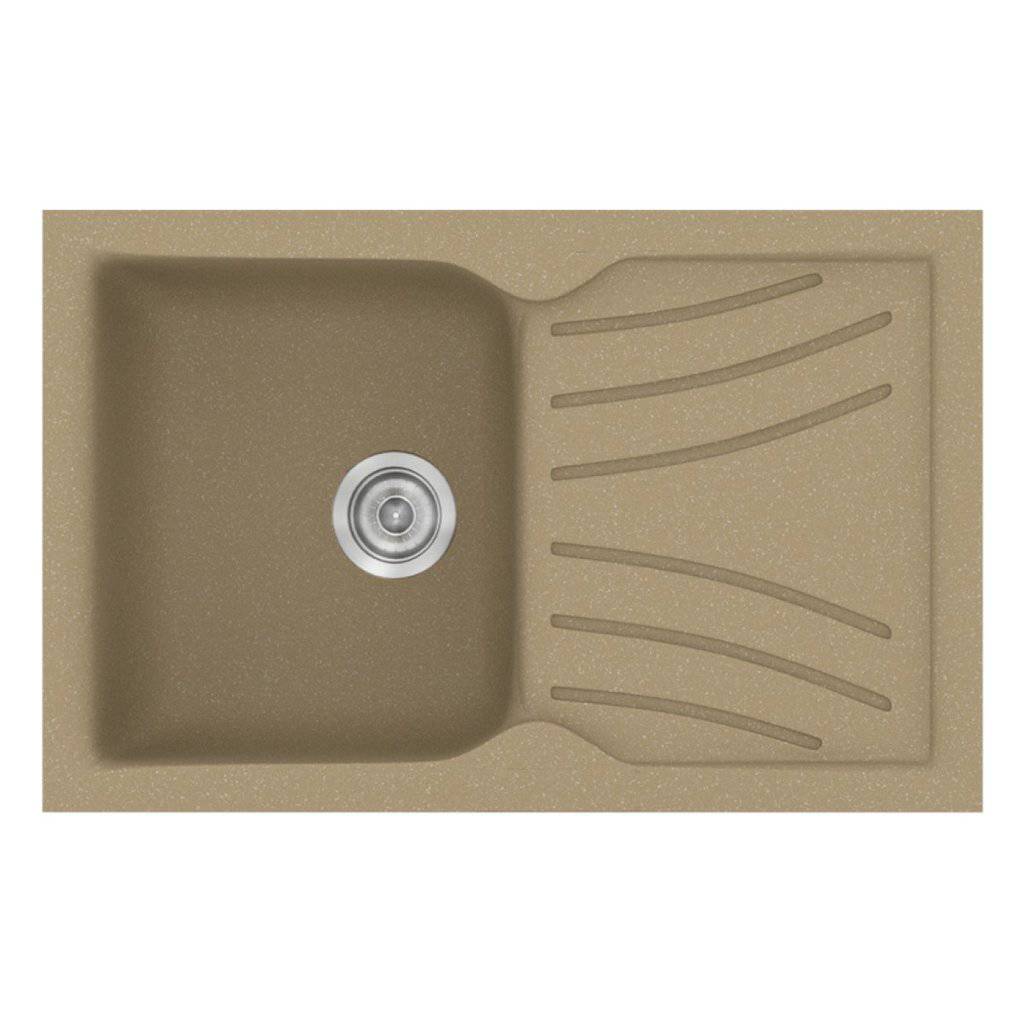 Νεροχύτης Κουζίνας Sanitec Classic 337-15 Metallic Cream 86x50cm Νεροχύτης Κουζίνας Sanitec Classic 337-15 Metallic Cream 86x50cm