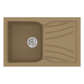 Νεροχύτης Κουζίνας Sanitec Classic 337-16 Metallic Coffee 86x50cm Νεροχύτης Κουζίνας Sanitec Classic 337-16 Metallic Coffee 86x50cm