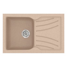 Νεροχύτης Κουζίνας Sanitec Classic 337-21 Granite Sand 86x50cm Νεροχύτης Κουζίνας Sanitec Classic 337-21 Granite Sand 86x50cm