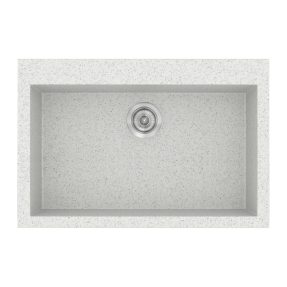 Νεροχύτης Κουζίνας Sanitec Classic 338-01 Granite White 70x50cm Νεροχύτης Κουζίνας Sanitec Classic 338-01 Granite White 70x50cm