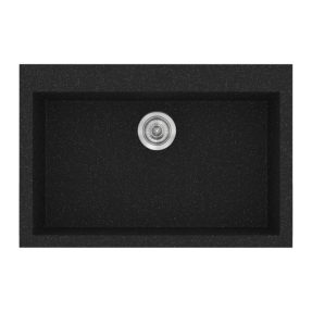 Νεροχύτης Κουζίνας Sanitec Classic 338-05 Granite Black 70x50cm Νεροχύτης Κουζίνας Sanitec Classic 338-05 Granite Black 70x50cm