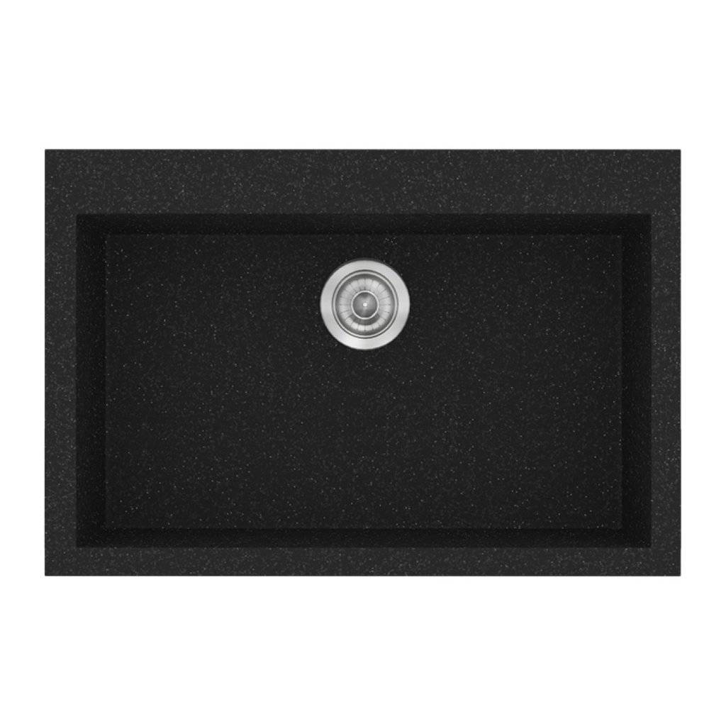 Νεροχύτης Κουζίνας Sanitec Classic 338-05 Granite Black 70x50cm Νεροχύτης Κουζίνας Sanitec Classic 338-05 Granite Black 70x50cm