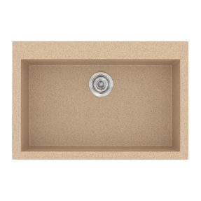 Νεροχύτης Κουζίνας Sanitec Classic 338-10 Granite Beige 70x50cm Νεροχύτης Κουζίνας Sanitec Classic 338-10 Granite Beige 70x50cm