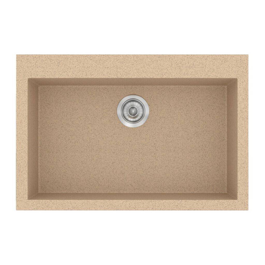 Νεροχύτης Κουζίνας Sanitec Classic 338-10 Granite Beige 70x50cm Νεροχύτης Κουζίνας Sanitec Classic 338-10 Granite Beige 70x50cm