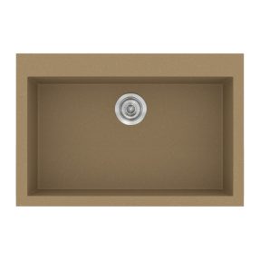 Νεροχύτης Κουζίνας Sanitec Classic 338-16 Metallic Coffee 70x50cm Νεροχύτης Κουζίνας Sanitec Classic 338-16 Metallic Coffee 70x50cm