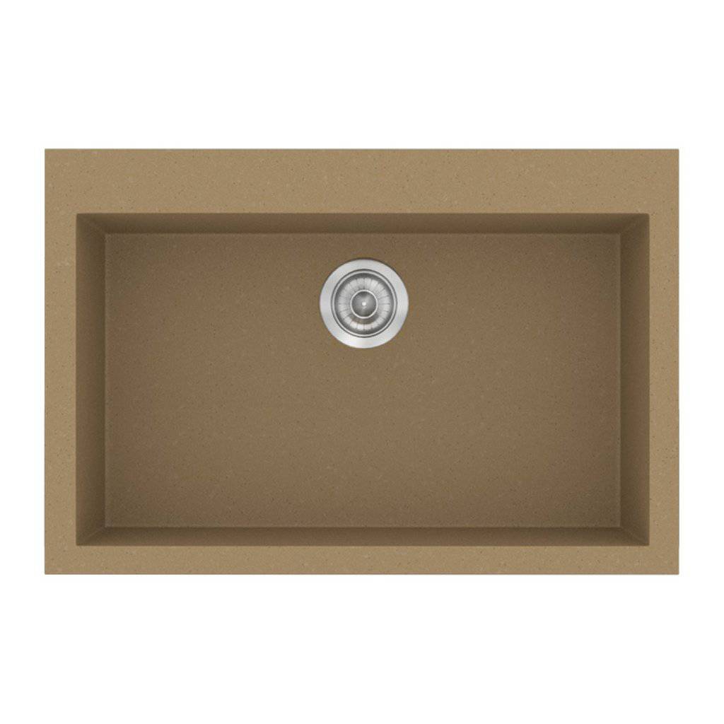 Νεροχύτης Κουζίνας Sanitec Classic 338-16 Metallic Coffee 70x50cm Νεροχύτης Κουζίνας Sanitec Classic 338-16 Metallic Coffee 70x50cm