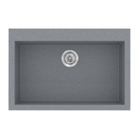 Νεροχύτης Κουζίνας Sanitec Classic 338-17 Metallic Silver 70x50cm Νεροχύτης Κουζίνας Sanitec Classic 338-17 Metallic Silver 70x50cm