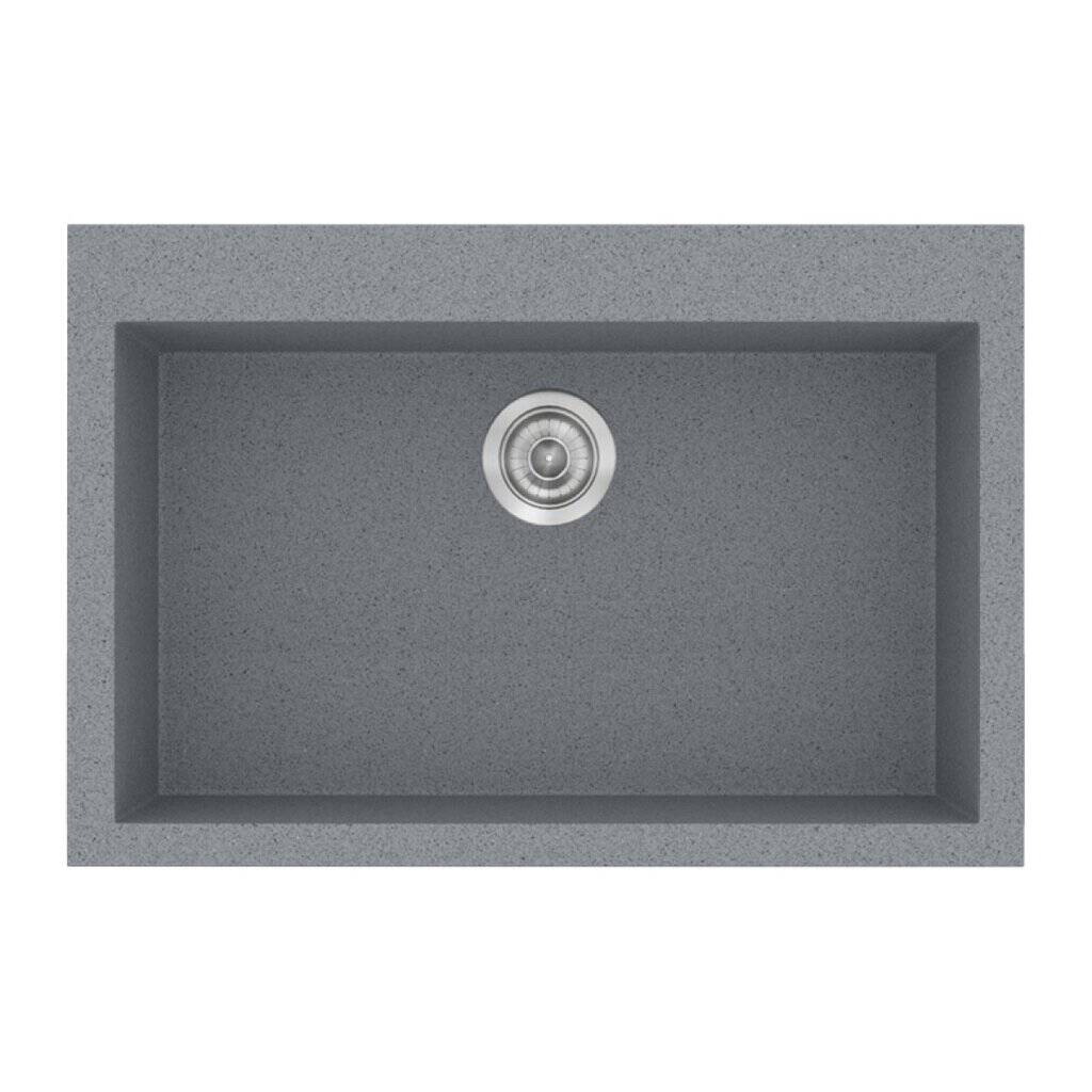 Νεροχύτης Κουζίνας Sanitec Classic 338-17 Metallic Silver 70x50cm Νεροχύτης Κουζίνας Sanitec Classic 338-17 Metallic Silver 70x50cm