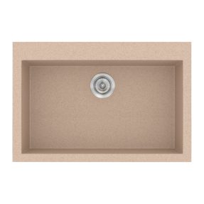 Νεροχύτης Κουζίνας Sanitec Classic 338-21 Granite Sand 70x50cm Νεροχύτης Κουζίνας Sanitec Classic 338-21 Granite Sand 70x50cm