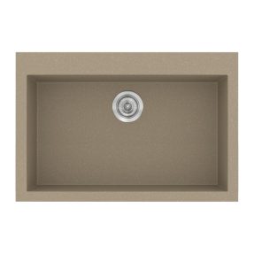 Νεροχύτης Κουζίνας Sanitec Classic 338-42 Granite Taupe 70x50cm Νεροχύτης Κουζίνας Sanitec Classic 338-42 Granite Taupe 70x50cm