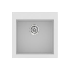 Νεροχύτης Κουζίνας Sanitec Classic 339-00 White 50x50cm Νεροχύτης Κουζίνας Sanitec Classic 339-00 White 50x50cm