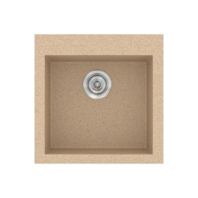 Νεροχύτης Κουζίνας Sanitec Classic 339-10 Granite Beige 50x50cm Νεροχύτης Κουζίνας Sanitec Classic 339-10 Granite Beige 50x50cm