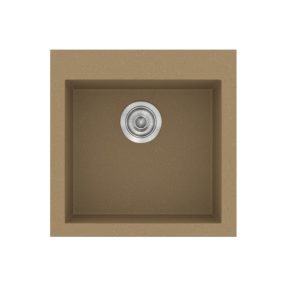 Νεροχύτης Κουζίνας Sanitec Classic 339-16 Metallic Coffee 50x50cm Νεροχύτης Κουζίνας Sanitec Classic 339-16 Metallic Coffee 50x50cm