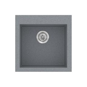 Νεροχύτης Κουζίνας Sanitec Classic 339-17 Metallic Silver 50x50cm Νεροχύτης Κουζίνας Sanitec Classic 339-17 Metallic Silver 50x50cm
