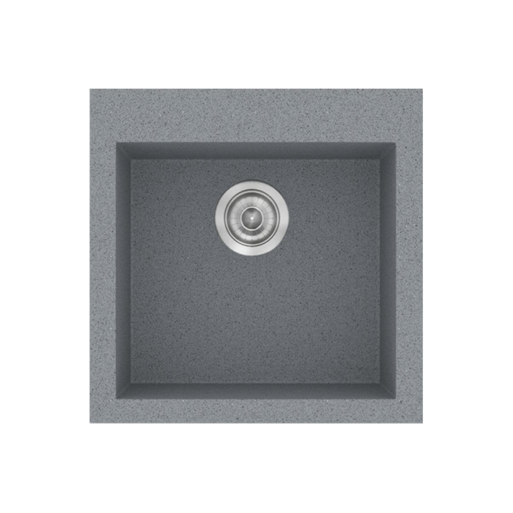 Νεροχύτης Κουζίνας Sanitec Classic 339-17 Metallic Silver 50x50cm Νεροχύτης Κουζίνας Sanitec Classic 339-17 Metallic Silver 50x50cm