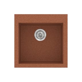 Νεροχύτης Κουζίνας Sanitec Classic 339-20 Granite Terracota 50x50cm Νεροχύτης Κουζίνας Sanitec Classic 339-20 Granite Terracota 50x50cm