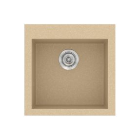Νεροχύτης Κουζίνας Sanitec Classic 339-45 Granite Cappucino 50x50cm Νεροχύτης Κουζίνας Sanitec Classic 339-45 Granite Cappucino 50x50cm