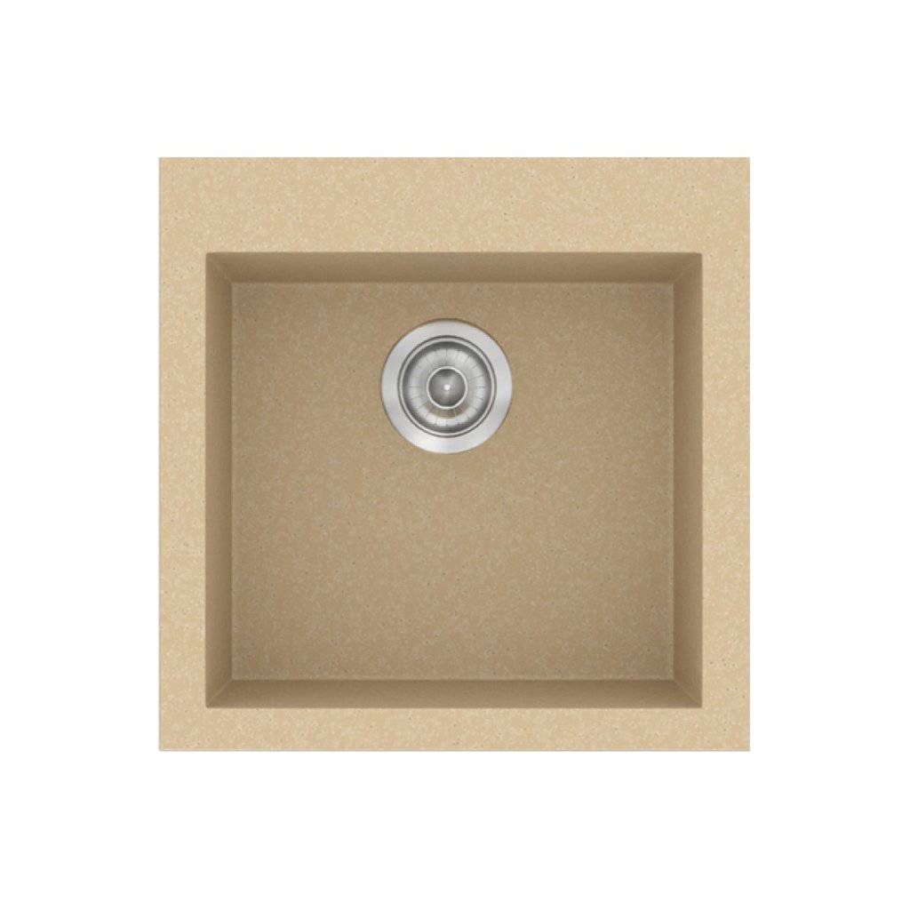 Νεροχύτης Κουζίνας Sanitec Classic 339-45 Granite Cappucino 50x50cm Νεροχύτης Κουζίνας Sanitec Classic 339-45 Granite Cappucino 50x50cm