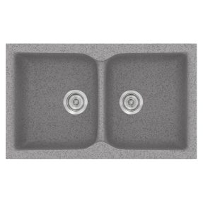 Νεροχύτης Κουζίνας Sanitec Classic 340-04 Granite Grey 78x50cm Νεροχύτης Κουζίνας Sanitec Classic 340-04 Granite Grey 78x50cm