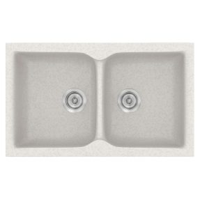 Νεροχύτης Κουζίνας Sanitec Classic 340-14 Metallic Ice 78x50cm Νεροχύτης Κουζίνας Sanitec Classic 340-14 Metallic Ice 78x50cm