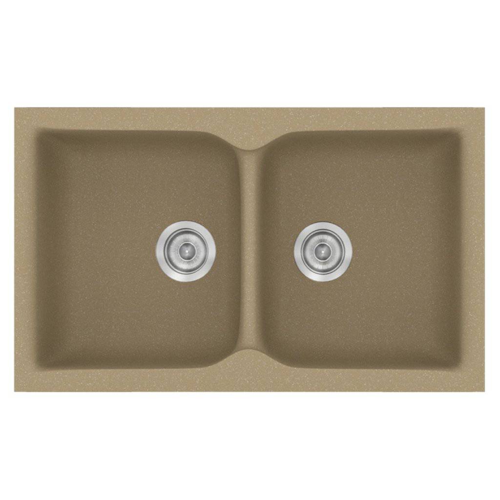 Νεροχύτης Κουζίνας Sanitec Classic 340-15 Metallic Cream 78x50cm Νεροχύτης Κουζίνας Sanitec Classic 340-15 Metallic Cream 78x50cm