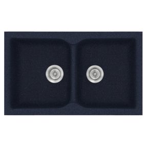 Νεροχύτης Κουζίνας Sanitec Classic 340-18 Granite Blue 78x50cm Νεροχύτης Κουζίνας Sanitec Classic 340-18 Granite Blue 78x50cm