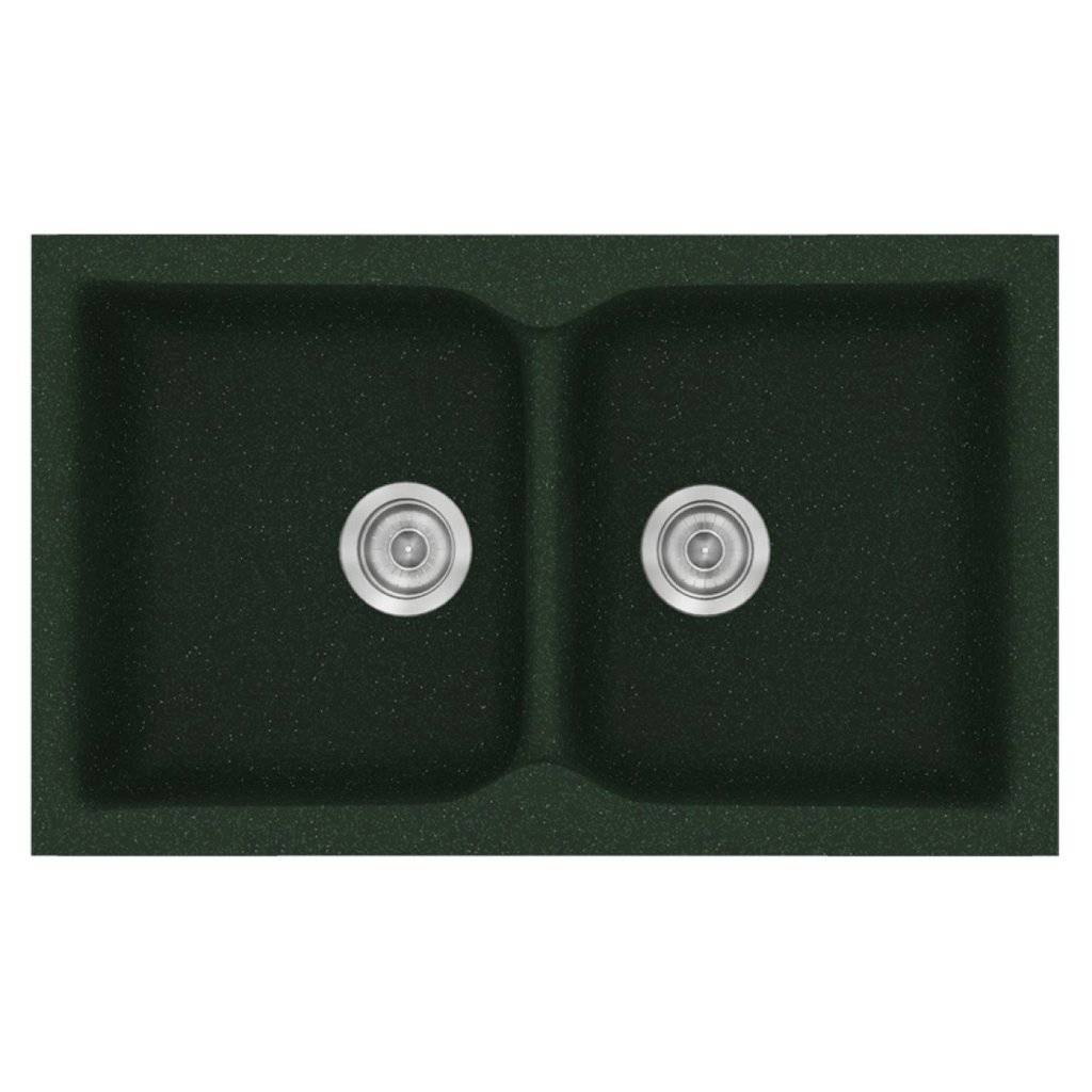 Νεροχύτης Κουζίνας Sanitec Classic 340-19 Granite Green 78x50cm Νεροχύτης Κουζίνας Sanitec Classic 340-19 Granite Green 78x50cm
