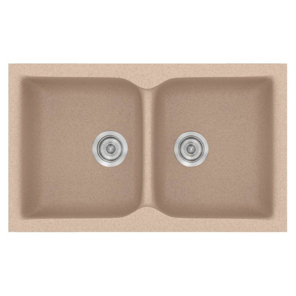 Νεροχύτης Κουζίνας Sanitec Classic 340-21 Granite Sand 78x50cm Νεροχύτης Κουζίνας Sanitec Classic 340-21 Granite Sand 78x50cm