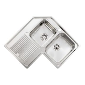 Νεροχύτης Κουζίνας Sanitec Zenith 11298 Επικαθήμενος Ανοξείδωτος Σαγρέ Αντιχαρακτικός Αριστερός 83x83cm Νεροχύτης Κουζίνας Sanitec Zenith 11298 Επικαθήμενος Ανοξείδωτος Σαγρέ Αντιχαρακτικός Αριστερός 83x83cm