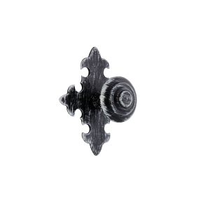 Πόμολο Zogometal 1201 Μαύρο Πατίνα Ασημί Ø23mm Πόμολο Zogometal 1201 Μαύρο Πατίνα Ασημί Ø23mm