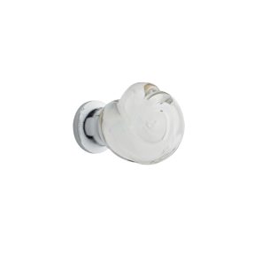 Πόμολο Zogometal 71 Ορειχάλκινο/Murano Λευκό Ø27mm Πόμολο Zogometal 71 Ορειχάλκινο/Murano Λευκό Ø27mm