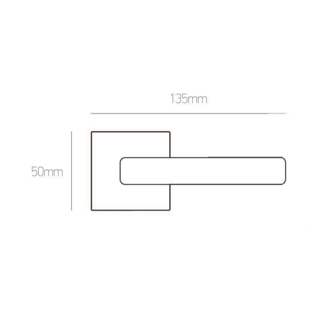 Πόμολο Πόρτας Best 22 Ροζέτα Όρο Ματ 135mm Πόμολο Πόρτας Best 22 Ροζέτα Όρο Ματ 135mm