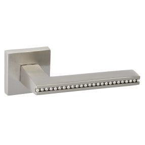 Πόμολο Πόρτας Best 22 Swarovski Ροζέτα Νίκελ Ματ 120mm Πόμολο Πόρτας Best 22 Swarovski Ροζέτα Νίκελ Ματ 120mm