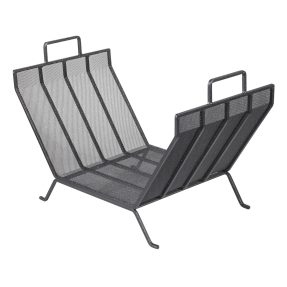 Ξυλοθήκη Viometal 520 Σικάγο Μαύρη 44x36x66cm Ξυλοθήκη Viometal 520 Σικάγο Μαύρη 44x36x66cm
