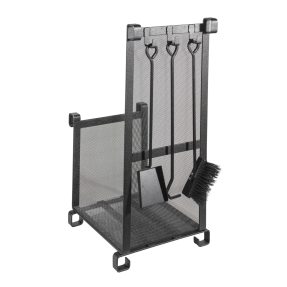 Ξυλοθήκη Viometal 531 Μόντρεαλ Μαύρο 80x50x38cm Ξυλοθήκη Viometal 531 Μόντρεαλ Μαύρο 80x50x38cm