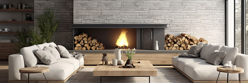 fireplace top