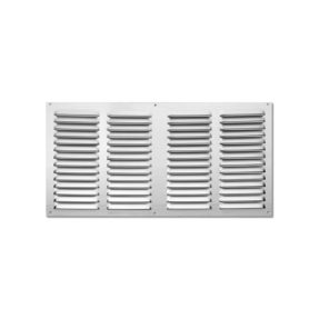 Σχάρα Εξαερισμού Inofix 1256-1G Αλουμινίου Inox 20x40cm Σχάρα Εξαερισμού Inofix 1256-1G Αλουμινίου Inox 20x40cm