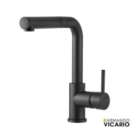 Μπαταρία Κουζίνας Armando Vicario Fluo 18580-400 Black Matt Μπαταρία Κουζίνας Armando Vicario Fluo 18580-400 Black Matt