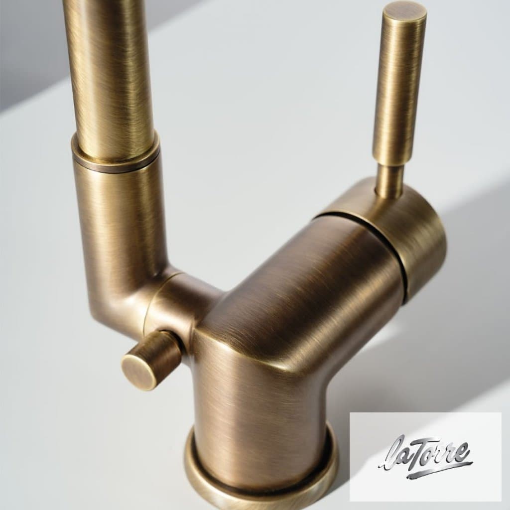 Μπαταρία Κουζίνας La Torre Tech 12115-221 Antique Brass Μπαταρία Κουζίνας La Torre Tech 12115-221 Antique Brass